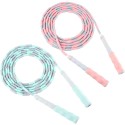 Soft Beaded Jump Rope Non-Slip Handle Adjustable