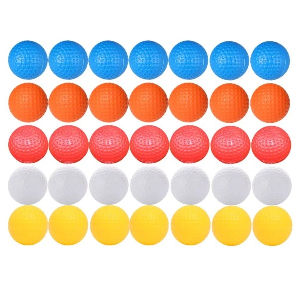 35 Pcs Indoor Golf Interior Accessories Balls