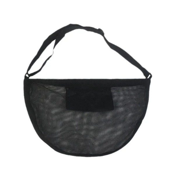 Portable Drawstring Basketball Backpack Mesh Bag