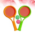 Tennis Badminton Rackets Balls Set